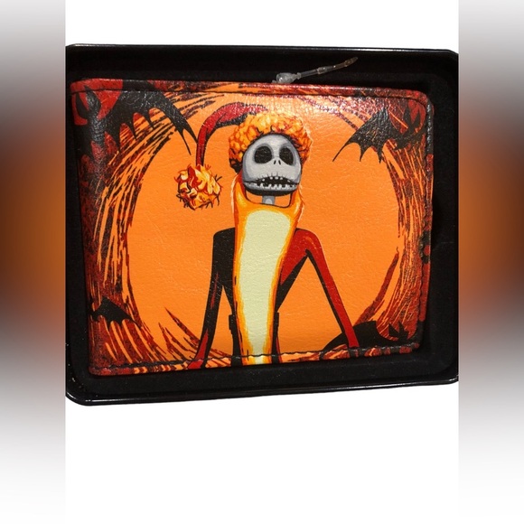Disney’s Nightmare before Christmas Jack‎ Skellington Men’s bifold wallet new - Picture 3 of 12